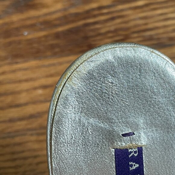 Ralph Lauren Purple Label Gold Leather Strappy Sandals, US 10 - Picture 16 of 16